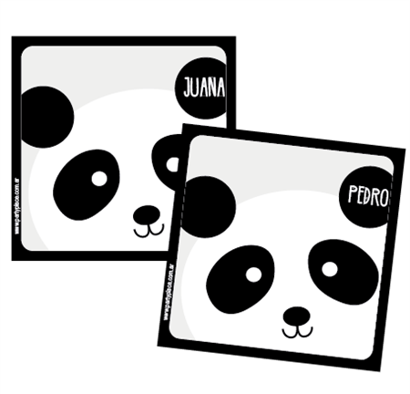 Posavasos Panda 12u. Pers.